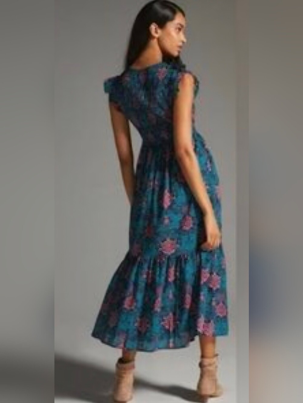 Anthropologie Peregrine Midi Dress Size XXS - Picture 15 of 16